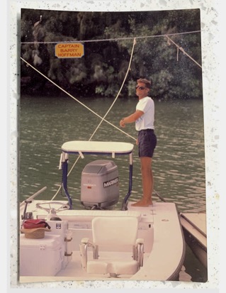 Captain Barry Hoffman at Papa Joes Marina, Islamorada circa 1990
